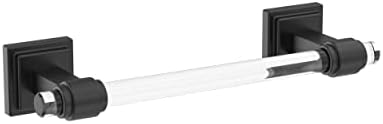 Amerock BH36065CMB - ClearMatte Black Towel Bar 8 in Towel Rack