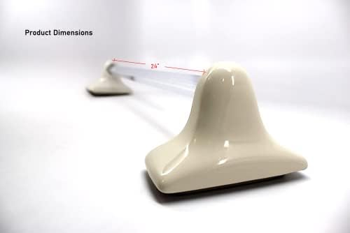 Tedenos Ceramic Towel Bar Bone_Almond not for flat surface