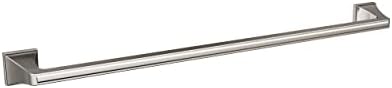 Elegant 24-Inch Brushed Nickel Towel Bar Amerock BH36024G10