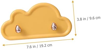 Keep Everything Organized with NUOBESTY 4PCS Cloud Key Hook Set