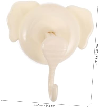 4pc Elephant Suction Cup Hooks