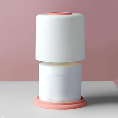 Stainless Steel Toilet Paper Holder with White and Pink Options