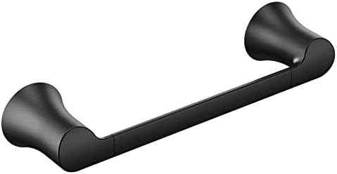 Moen Doux Matte Black Bathroom Towel Bar