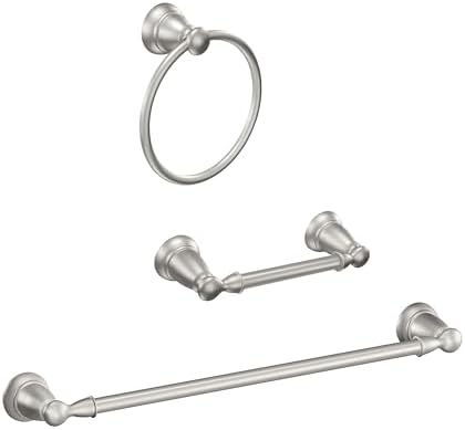 Moen Banbury 3-Piece Bath Kit in Brushed Nickel