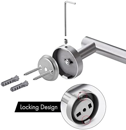 Stainless Steel 192-Inch Bathroom Towel Bar