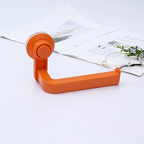 Wall-Mounted Toilet Paper Holder with suction cup Durable Waterproof Design D