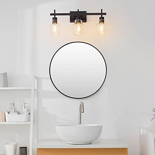 Globe Electric Mat Black 5-Piece Bath Set All-In-One Vanity