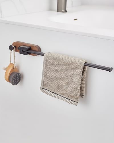 Space-Saving Stainless Steel Folding Towel Rack