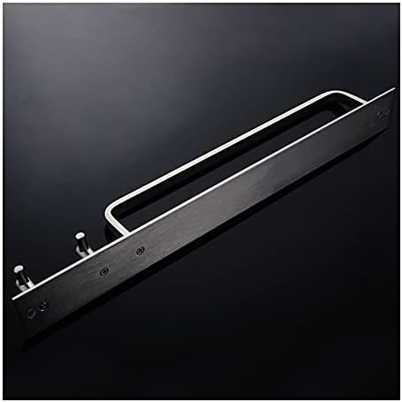 Stylish Black Aluminum Towel Bar