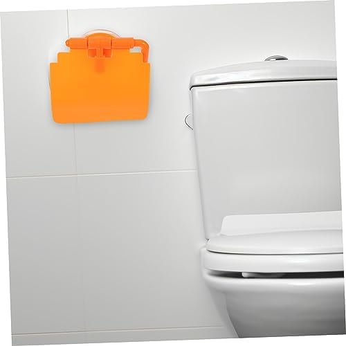 Gadpiparty Suction Cup Toilet Paper Holder Modern Stylish and Space-Saving