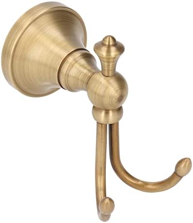 Double-Tier Wall Towel Hook Stainless Steel Antique Design