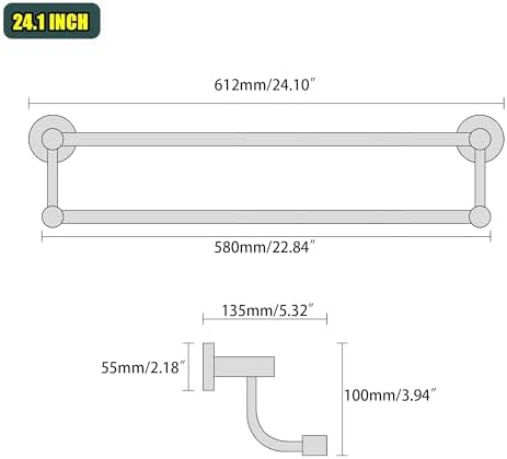 Alise Premium 24 Towel Bar