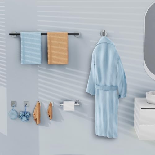 IJDD Modern Bathroom Essential Set with 24-Inch Towel Bar More