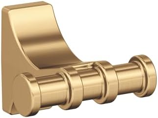 Champagne Bronze Double Robe Hook in the Bathroom