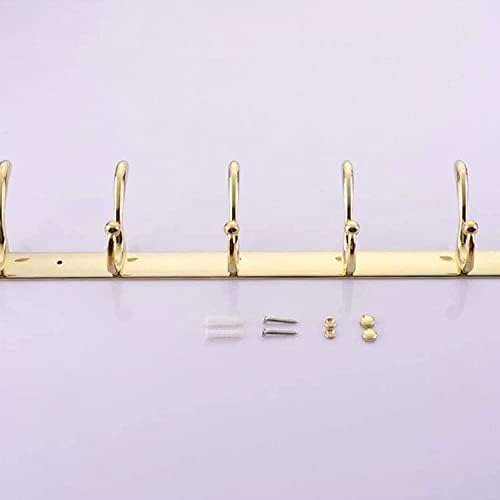 DRMEE Gold Row Robe Towel Hooks for Bathroom