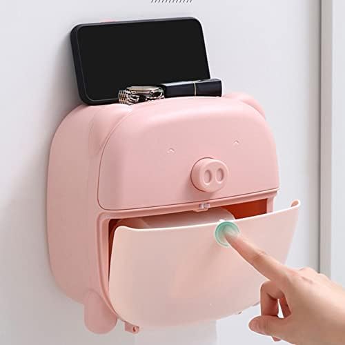 Cute Wall-Mounted Toilet Paper Holder