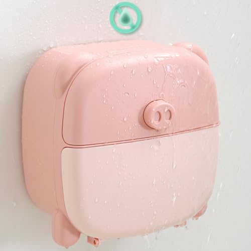 Cute Wall-Mounted Toilet Paper Holder