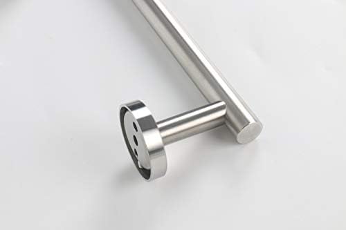 Sturdy 304 Stainless Steel Bath Towel Bar with Smooth Nickel Finish