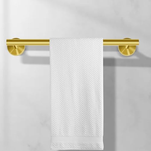 8-Piece Gold Bathroom Accessories Set Stainless Steel Towel Bar More