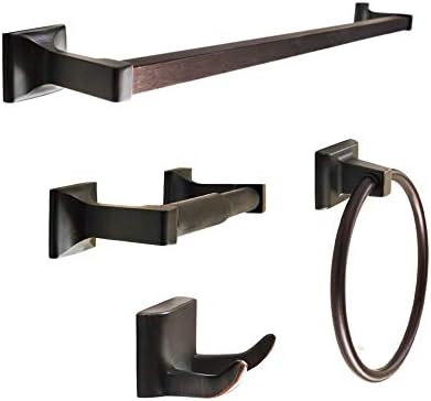 High-Quality Durable 4-Piece Bath Set OIL-RUBBED BRONZE