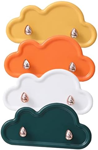 Keep Everything Organized with NUOBESTY 4PCS Cloud Key Hook Set