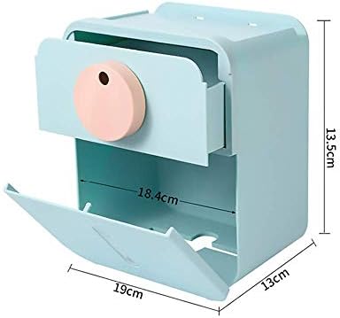 Elegant Toilet Paper Holder with Built-in Storage Pink Design