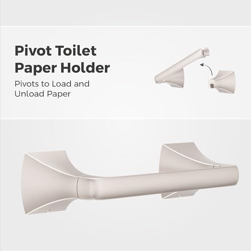 Pfister Bruxie 3-Piece Bathroom Hardware Set with Towel Bar