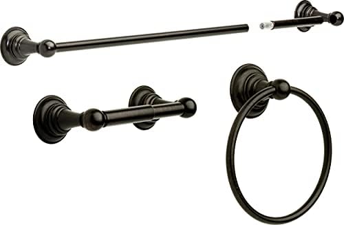 Delta Providence Adjustable Towel Holder Venetian Bronze - SpaaAlike Bathroom Accessory