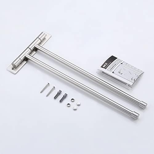 Washroom 2-Arm Towel Bar with SS Finish