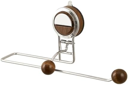 Effortless No-Drill Suction Cup Paper Towel Holder for Kitchen Bathroom