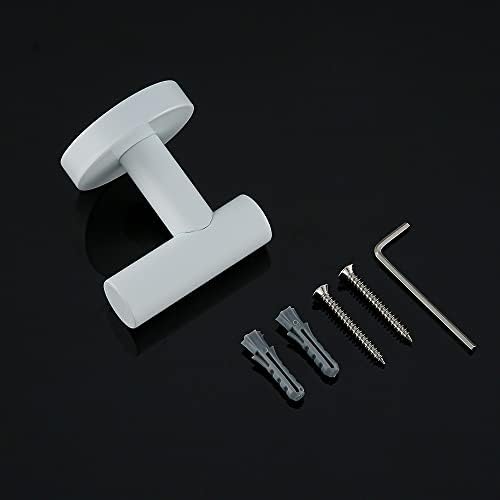 PerfectWhite Towel Hooks Coat Robe Hook - 304 Stainless Steel 2 Count