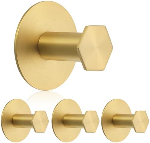 Bath Kitchen Adhesive Hook Set 4-Piece