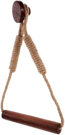 Stylish Wall-Mounted Toilet Tissue Organizer with Rustic Rope Design Easy to Install