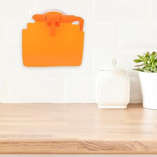UOnlyTech Space-Saving Suction Cup Toilet Paper Holder