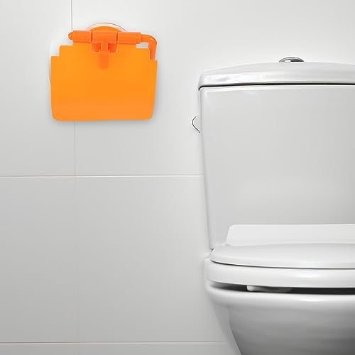 UOnlyTech Space-Saving Suction Cup Toilet Paper Holder
