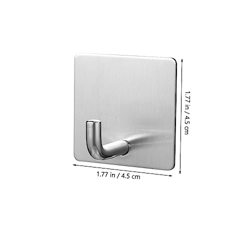 Wall-Mounted Towel Hook for Bathroom Small Space Adhesive Towel Holder