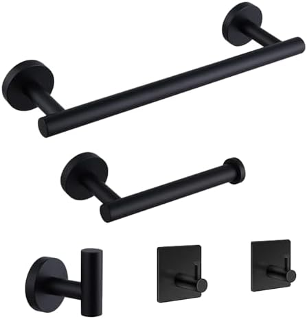 Stainless Steel Bathroom Towel Rack Set