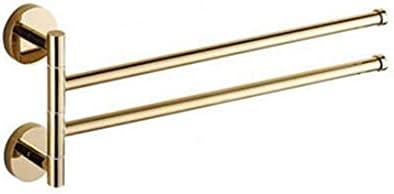ANNBKA Towel Bar Gold Brass towel holder with swivel function