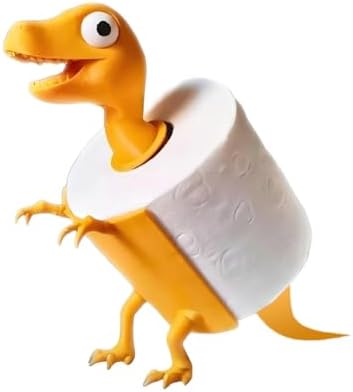 Perfectly Padded Dinosaur-Orange Animal Desk Holder