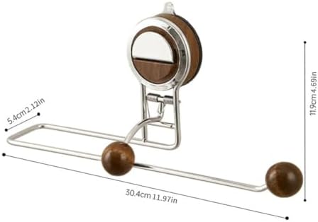 Crazyview Suction Cup Toilet Paper Holder Space-Saving Design