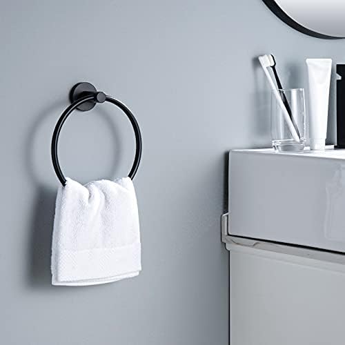 Rotatable 30-Inch KES Towel Bar with Matte Black Finish
