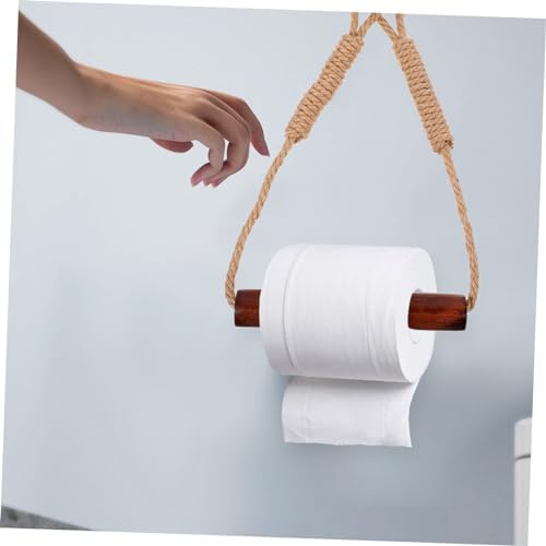 PAMINGONO Rustic Wall-Mounted Toilet Paper Holder