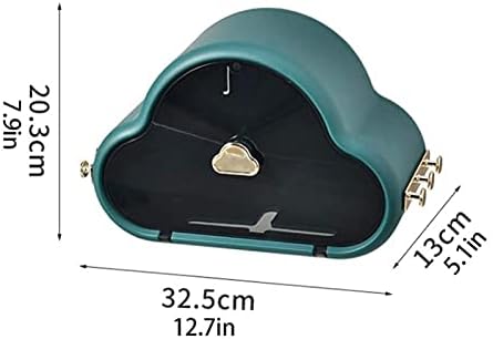 Stylish Wall-Mounted Toilet Tissue Holder with Easy Replacement
