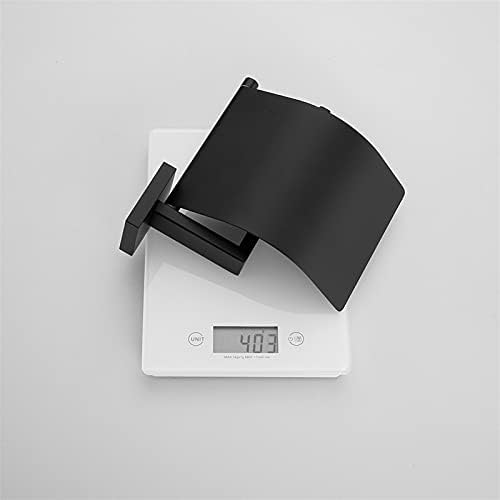 TOILET ROLL HOLDER BLACK