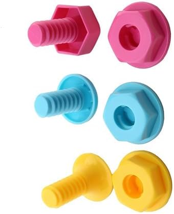3-Piece Adhesive Screw Wall Hooks for Kids Rooms Offices
