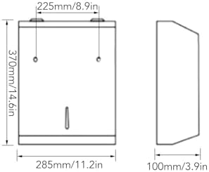 Sturdy-wall Mounted Tissue Box Holder