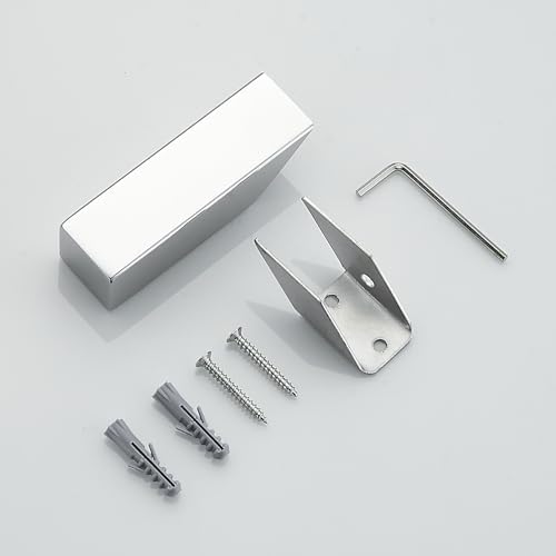 YJ YANJUN Chrome Polished Chrome Towel Hook Bath Set 4 Piece