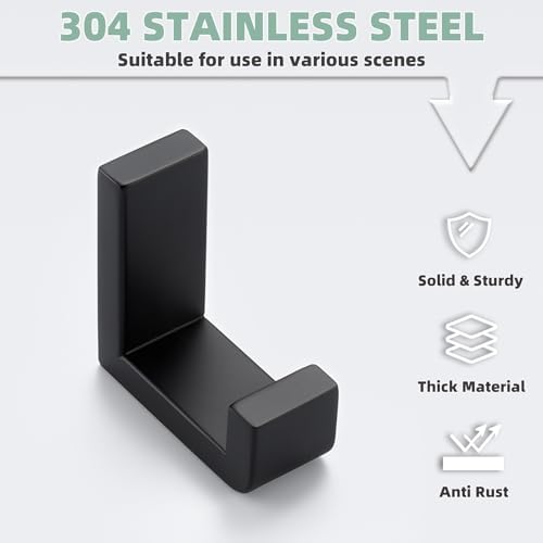 APLusee Stainless Steel Towel Hook
