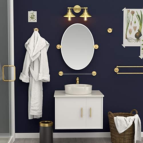 Gatco 5056 Designer II Robe Hook Wall-Mounted in Brushed Brass