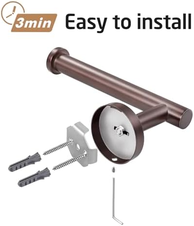 KES Bathroom Toilet Paper Holder Sturdy 188 Stainless Steel Design